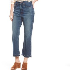 Madewell Retro Crop Bootcut Jeans